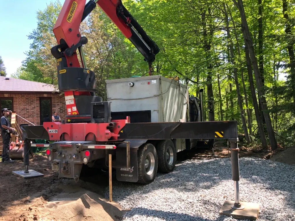marchington excavation filter bed septic install dunrobin 2